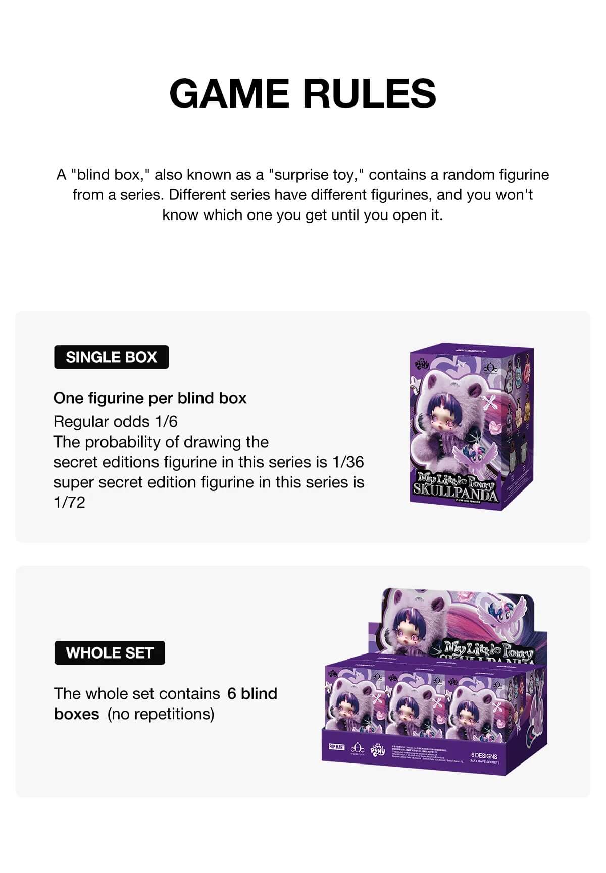 POP MART Skullpanda My Little Pony Görsel 4