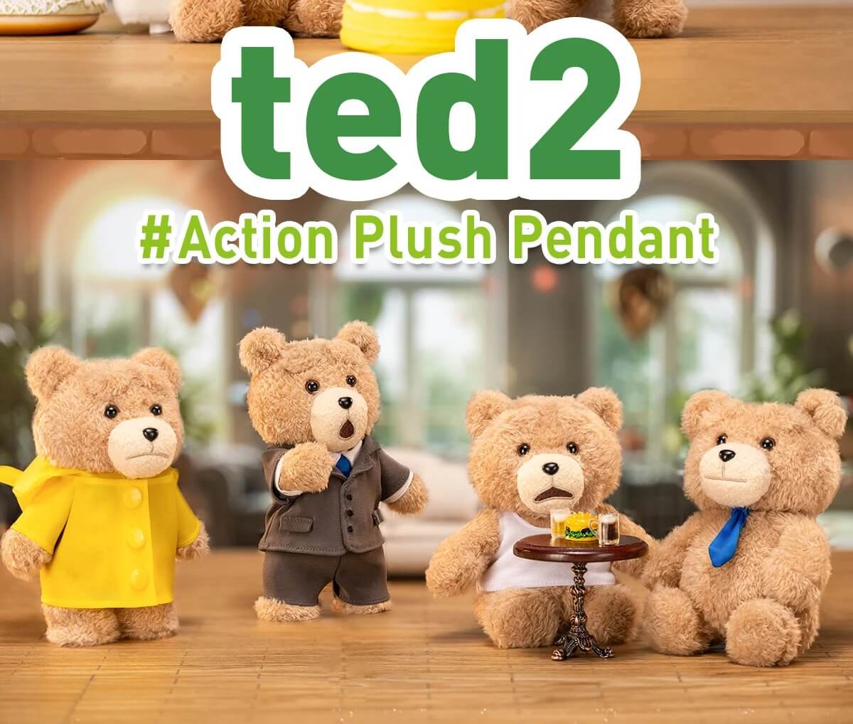 POP MART Ted2 Teddy Bear Görsel 2