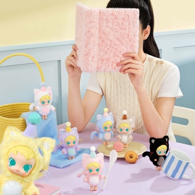 Baby Molly Cep Arkadaşları Serisi - Vinil Peluş Oyucak Charm Blind Box | Sürpriz Kutu - 6