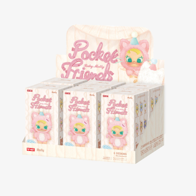 Baby Molly Cep Arkadaşları Serisi - Vinil Peluş Oyucak Charm Blind Box | Sürpriz Kutu - 10