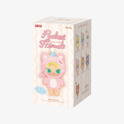 Baby Molly Cep Arkadaşları Serisi - Vinil Peluş Oyucak Charm Blind Box | Sürpriz Kutu - 9