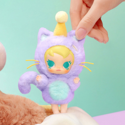 Baby Molly Cep Arkadaşları Serisi - Vinil Peluş Oyucak Charm Blind Box | Sürpriz Kutu - 4