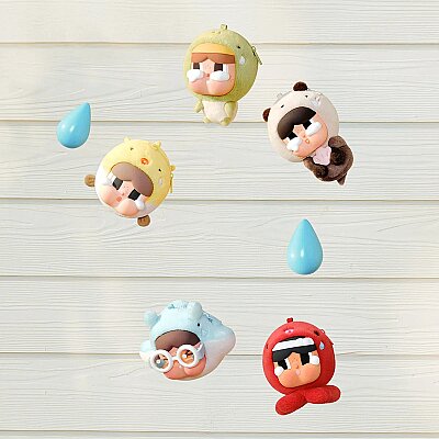 CRYBABY Cry Me an Ocean Serisi - Kulaklık Çantası Charm ve Anahtarlığı Sürpriz Kutu - Blind Box - 5