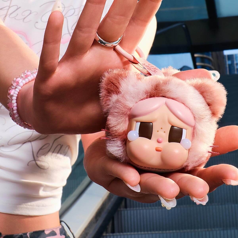 POP MART CRYBABY Wild but Cutie Serisi Peluş Anahtarlık Charm
