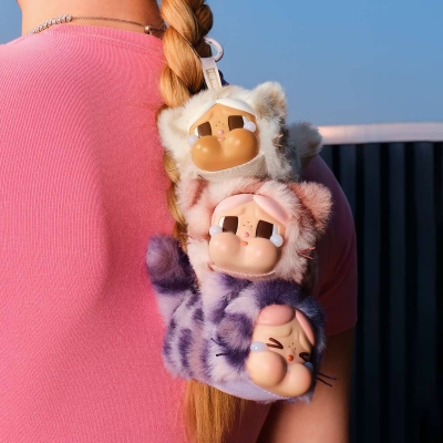 CRYBABY Wild but Cutie Serisi Peluş Anahtarlık Charm Blind Box | Sürpriz Kutu - 4