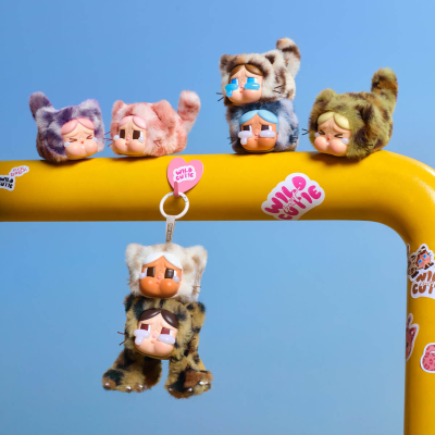 CRYBABY Wild but Cutie Serisi Peluş Anahtarlık Charm Blind Box | Sürpriz Kutu - 6