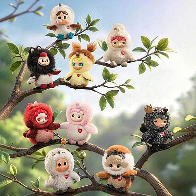 Dear Birds Serisi - Peluş Anahtarlık Charm Figürleri Blind Box | Sürpriz Kutu - 7