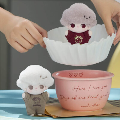 DIMOO Crush on Coffee Serisi - Yumuşak Yüzlü Peluş Charm Anahtarlık Blind Box | Sürpriz Kutu - 3