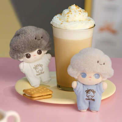 DIMOO Crush on Coffee Serisi - Yumuşak Yüzlü Peluş Charm Anahtarlık Blind Box | Sürpriz Kutu - 4