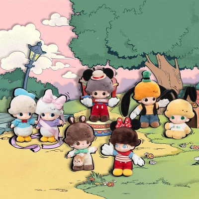 DIMOO WORLD × DISNEY Serisi - Vinyl Peluş Charm Anahtarlık Blind Box | Sürpriz Kutu - 6