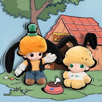 DIMOO WORLD × DISNEY Serisi - Vinyl Peluş Charm Anahtarlık Blind Box | Sürpriz Kutu - 4