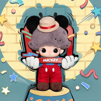 DIMOO WORLD × DISNEY Serisi - Vinyl Peluş Charm Anahtarlık Blind Box | Sürpriz Kutu - 7