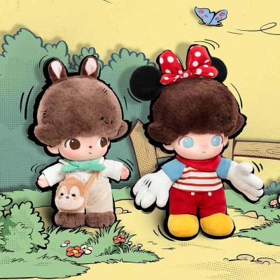 DIMOO WORLD × DISNEY Serisi - Vinyl Peluş Charm Anahtarlık Blind Box | Sürpriz Kutu - 2