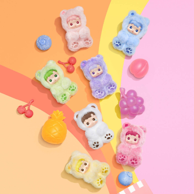 HACIPUPU Gummy Bear Serisi - Peluş Figür Oyuncak Blind Box | Sürpriz Kutu - 6