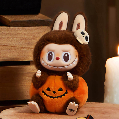Happy Halloween Party Serisi - Sitting Pumpkin Vinil Peluş Oyuncak Charm Anahtarlık - 3