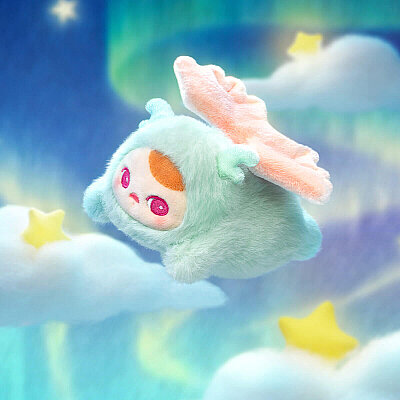 PUCKY FLYING BABIES Serisi - Peluş Anahtarlık Charm Figürleri Blind Box | Sürpriz Kutu - 3