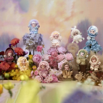 SKULLPANDA L’impressionnisme Serisi Peluş Bebek Charm Blind Box | Sürpriz Kutu - 7