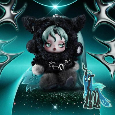 SKULLPANDA x My Little Pony Serisi Peluş Oyuncak Charm Blind Box | Sürpriz Kutu - 8