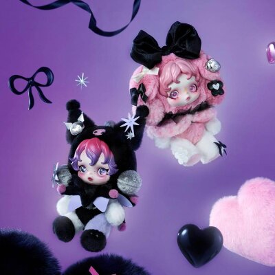 SKULLPANDA x MY MELODY Peluş Oyuncak Charm Blind Box | Sürpriz Kutu - 4