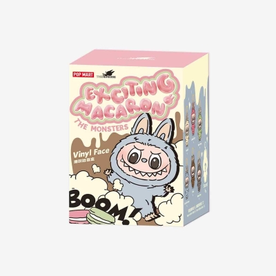 THE MONSTERS Exciting Macaron Vinil Peluş Oyuncak Charm Anahtarlık Blind Box | Sürpriz Kutu - 6