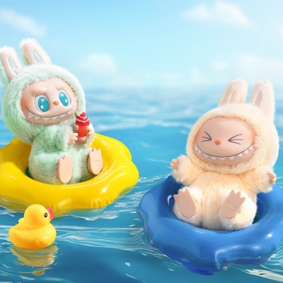 THE MONSTERS Have a Seat Series Vinil Peluş Oyuncak Charm Anahtarlık Blind Box | Sürpriz Kutu - 4