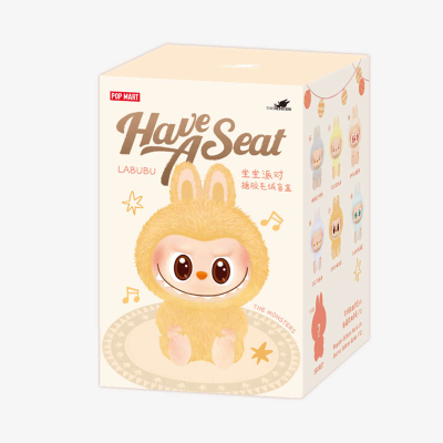 THE MONSTERS Have a Seat Series Vinil Peluş Oyuncak Charm Anahtarlık Blind Box | Sürpriz Kutu - 7