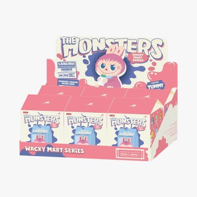 THE MONSTERS Wacky Mart Serisi – Sıkılabilir Charm Anahtarlık Blind Box | Sürpriz Kutu - 9