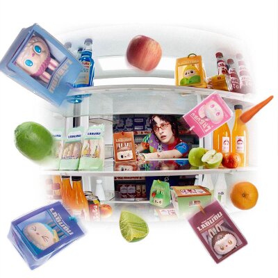 THE MONSTERS Wacky Mart Serisi – Sıkılabilir Charm Anahtarlık Blind Box | Sürpriz Kutu - 6