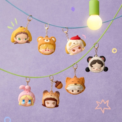 POP BEAN Pajama Party Kulaklık Çantası Charm ve Anahtarlığı Blind Box | Sürpriz Kutu - 2