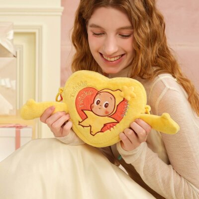 Twinkle Twinkle Crush On You Serisi - Hand-in-Hand Heart Çapraz Askılı Peluş Çanta - 4