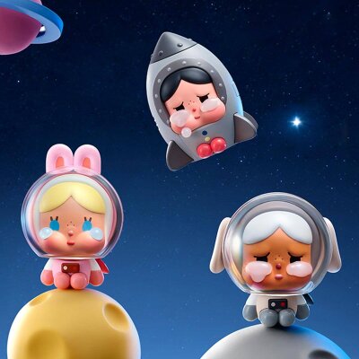 CRYBABY CRYING TO THE MOON-SITTING Serisi Figür Oyuncak Blind Box | Sürpriz Kutu - 5