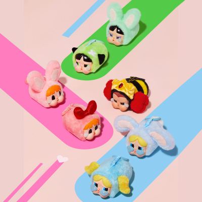 CRYBABY × POWERPUFF GIRLS Serisi - Vinil Yüzlü Peluş Blind Box | Sürpriz Kutu - 4