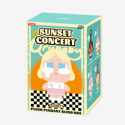 CRYBABY Sunset Concert Serisi - Peluş Oyuncak Charm Blind Box | Sürpriz Kutu - 6