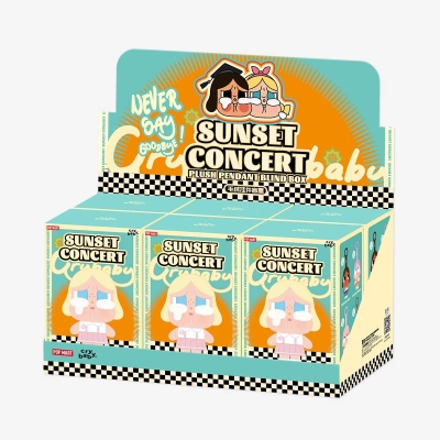 CRYBABY Sunset Concert Serisi - Peluş Oyuncak Charm Blind Box | Sürpriz Kutu - 7