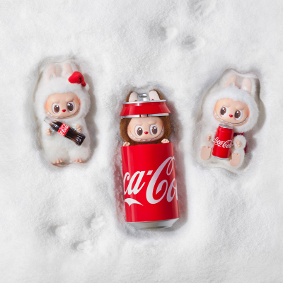 THE MONSTERS LABUBU COCA-COLA SERIES-Vinyl Yüzlü Peluş Oyuncak Charm Blind Box | Sürpriz Kutu - 4