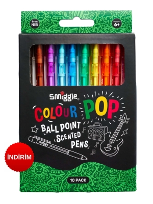 Colour Pop Ball Point 10'lu Kokulu Kalem Seti - 1