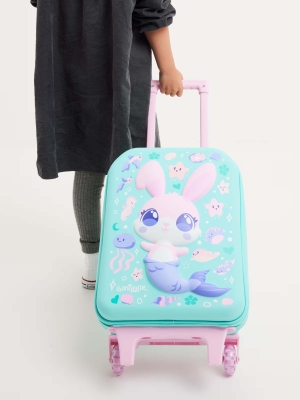 Curious Junior Çekçekli Okul Çantası ve Kabin Boy Çocuk Valizi - 5