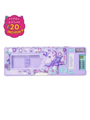 Hi There Unicorn Desenli Pop Out Hesap Makineli Otomatik Kalem Kutusu - Smiggle