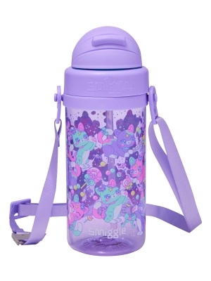 Adventurous Teeny Tiny Kedi Desenli Askılıklı Plastik Suluk 400Ml - Smiggle