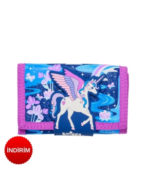 Away Unicorn Desenli Kız Çocuk Cüzdan 