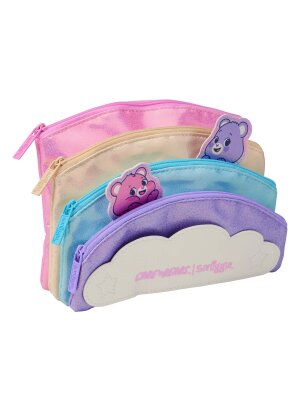 Care Bears™ Çok Cepli Gökkuşağı Renkli Kalem Kutusu - Smiggle