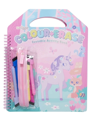 Colour Erase Silinebilir Boyama Kitap Seti - Pembe - 1
