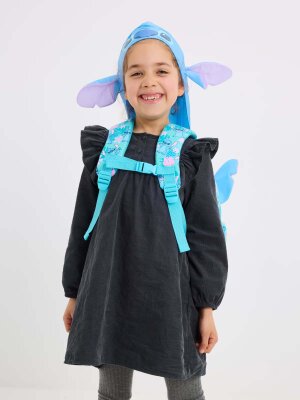 Disney Stitch Junior Kapüşonlu Turkuaz Sırt Çantası - 3