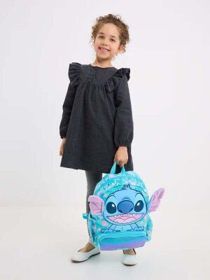 Disney Stitch Junior Kapüşonlu Turkuaz Sırt Çantası - 4