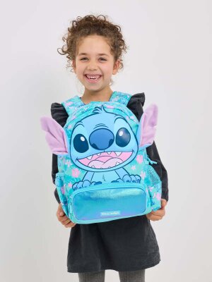 Disney Stitch Junior Kapüşonlu Turkuaz Sırt Çantası - 7