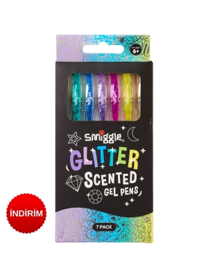Glitter Kokulu 7'li Jel Kalem Seti - 1
