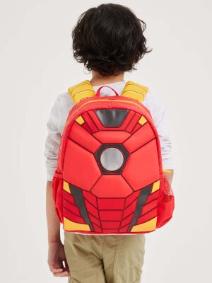 Marvel Iron Man Junior Kapüşonlu Kırmızı Sırt Çantası - Smiggle (1)