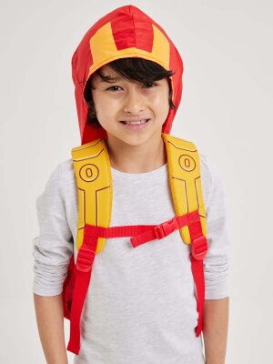 Marvel Iron Man Junior Kapüşonlu Kırmızı Sırt Çantası - 4