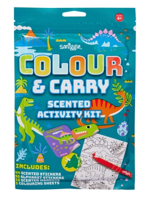 Mini Colour & Carry Kokulu Aktivite Kiti - Dinozor - 1