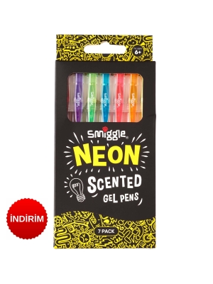 Neon Kokulu 7'li Jel Kalem Seti - 1
